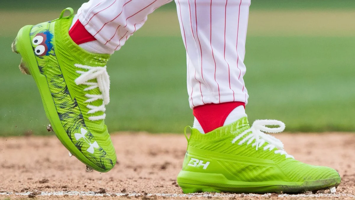 Bryce Harper's 'Phillie Phanatic' Cleats