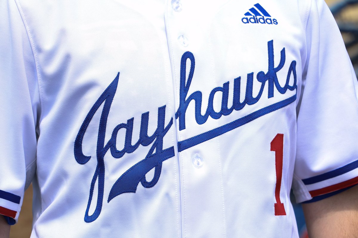 Kansas Jayhawks Team-Issued #31 Blue Stars and Stripes Jersey from the  2016-18 Baseball Seasons - Size 42+2