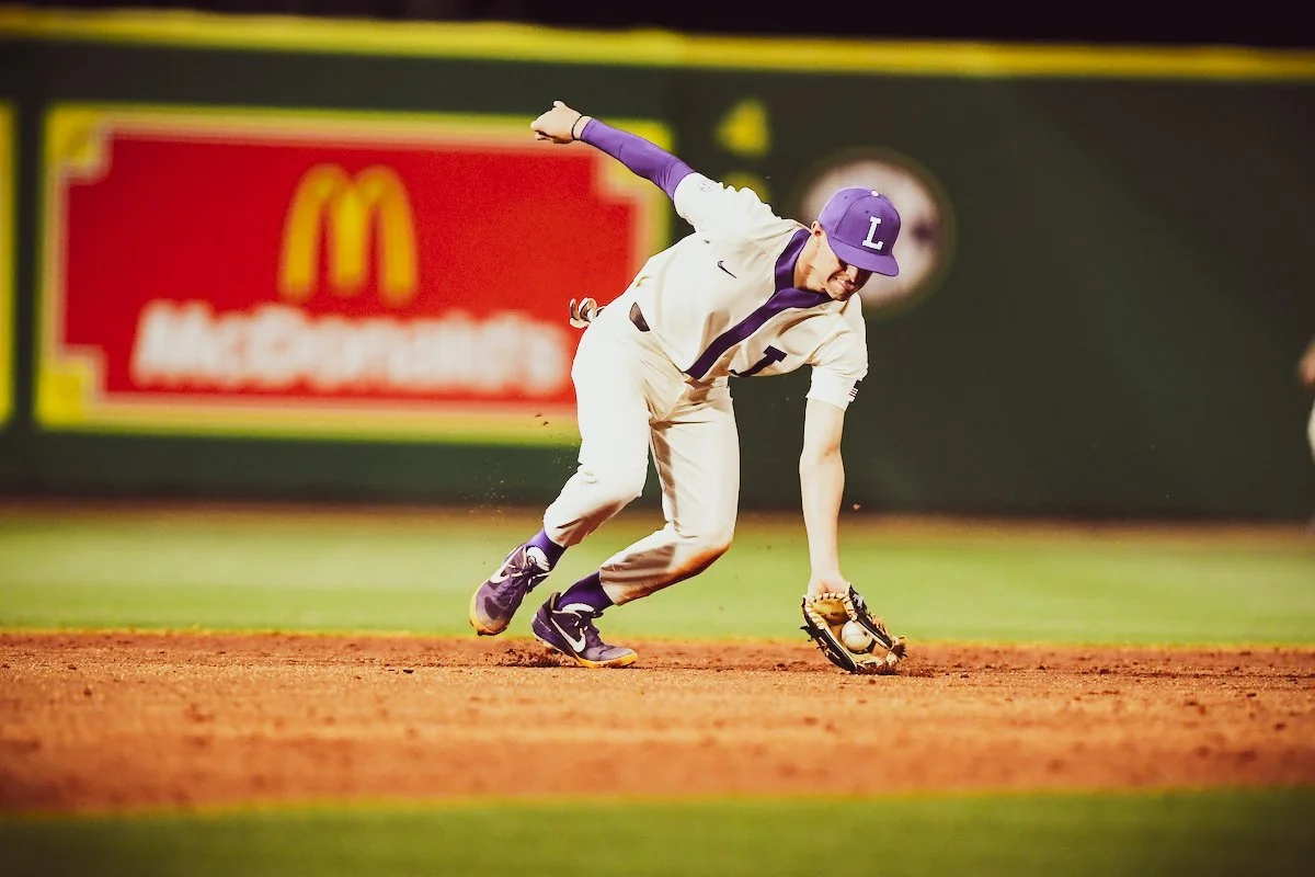 LSU Baseball Throwback Uniform