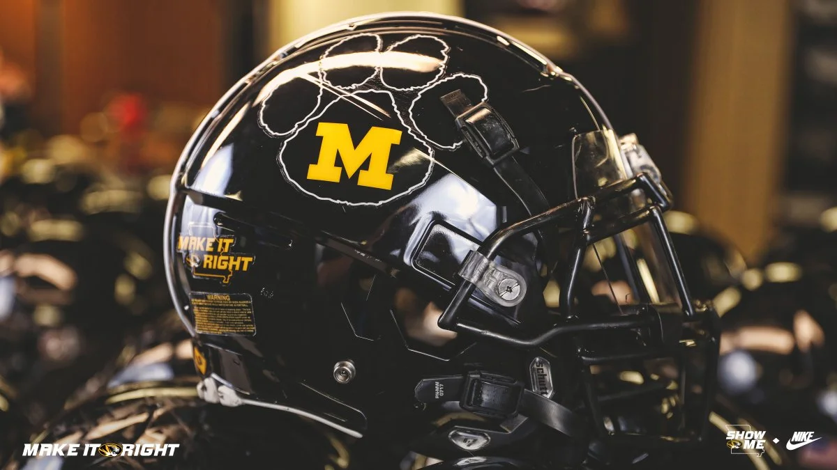 Mizzou Football Helmets