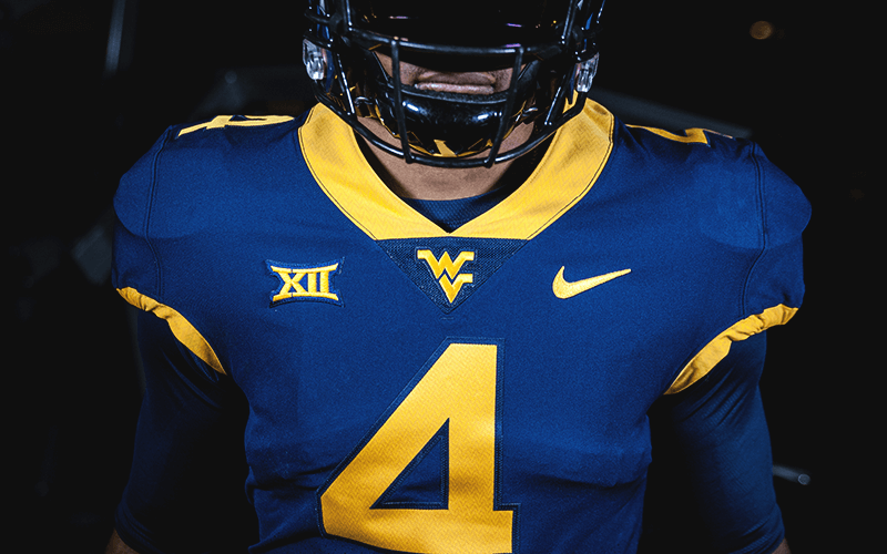 west virginia university football jersey