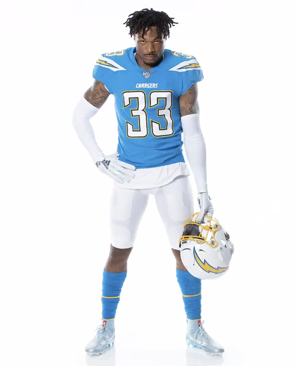 los angeles chargers powder blue jersey