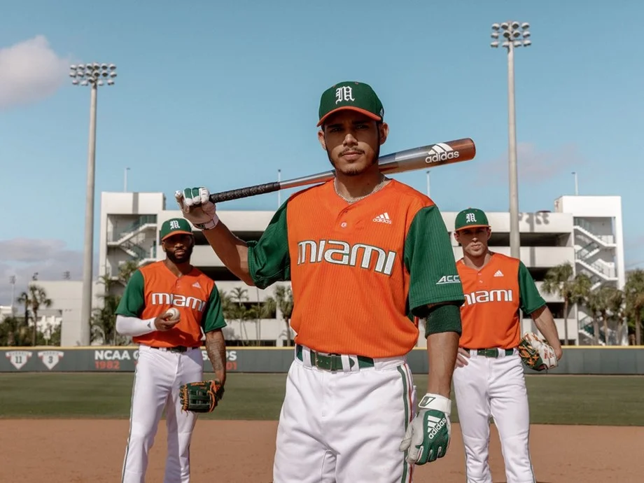 Miami Hurricanes x Parley Baseball Uniform