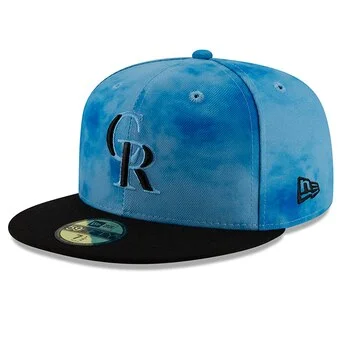 mlb light blue hats meaning