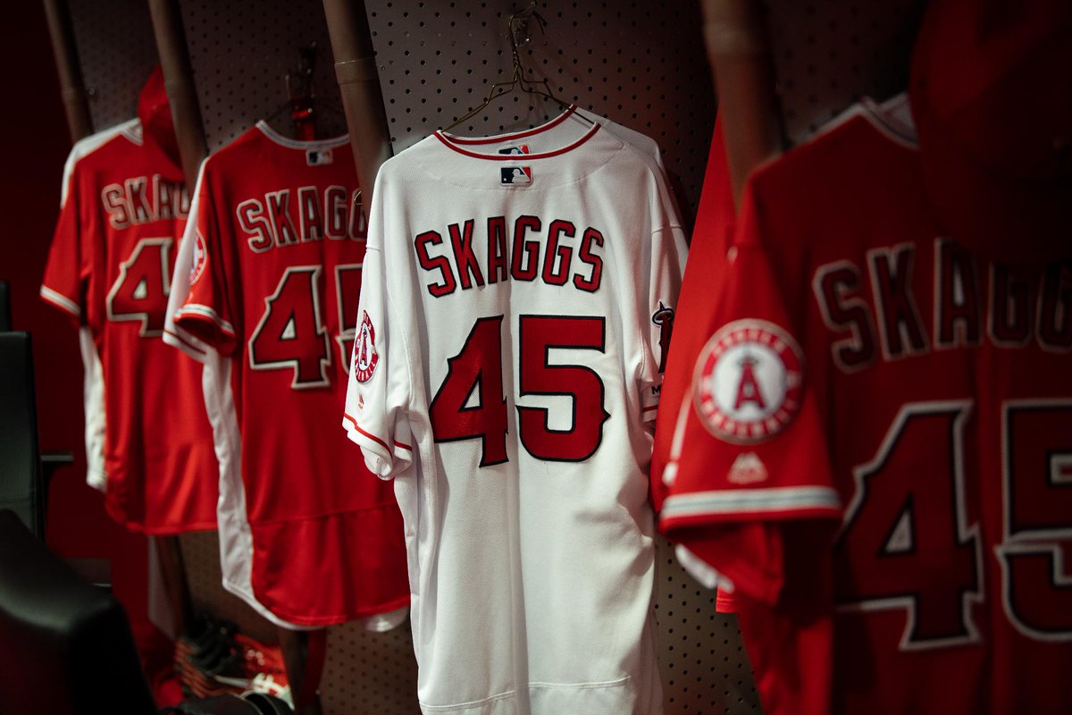 Angels Wear #45 Skaggs Jerseys — UNISWAG