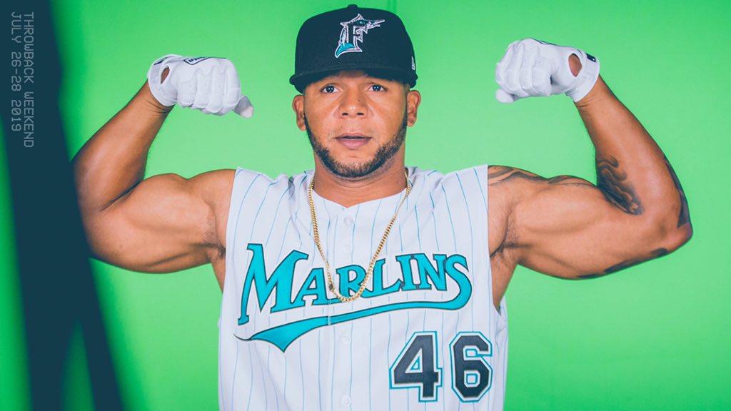 marlins throwback jersey