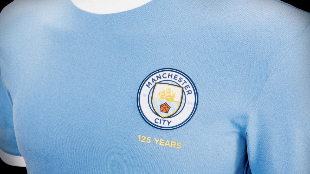 manchester city 125 years jersey