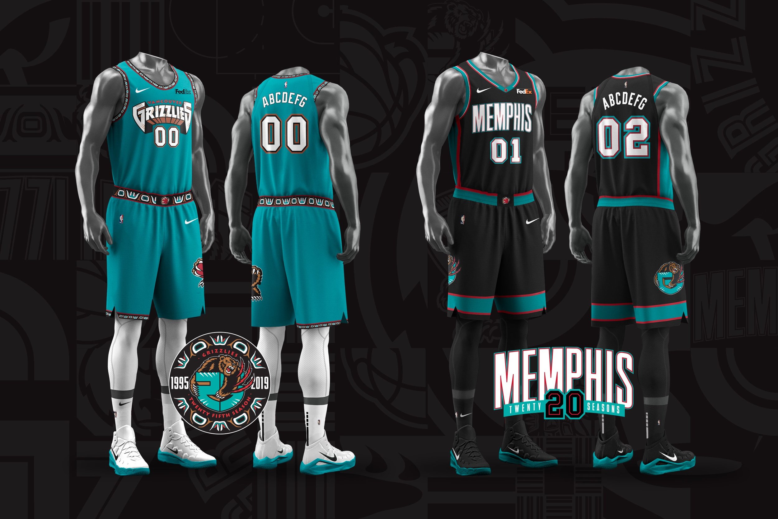 Memphis Grizzlies 'Classic Edition' Uniforms — UNISWAG
