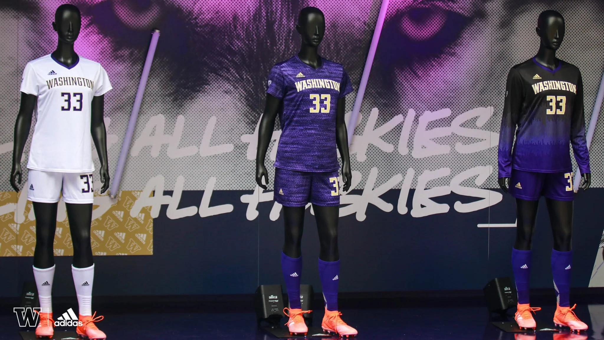 Washington Women's Soccer New Kits