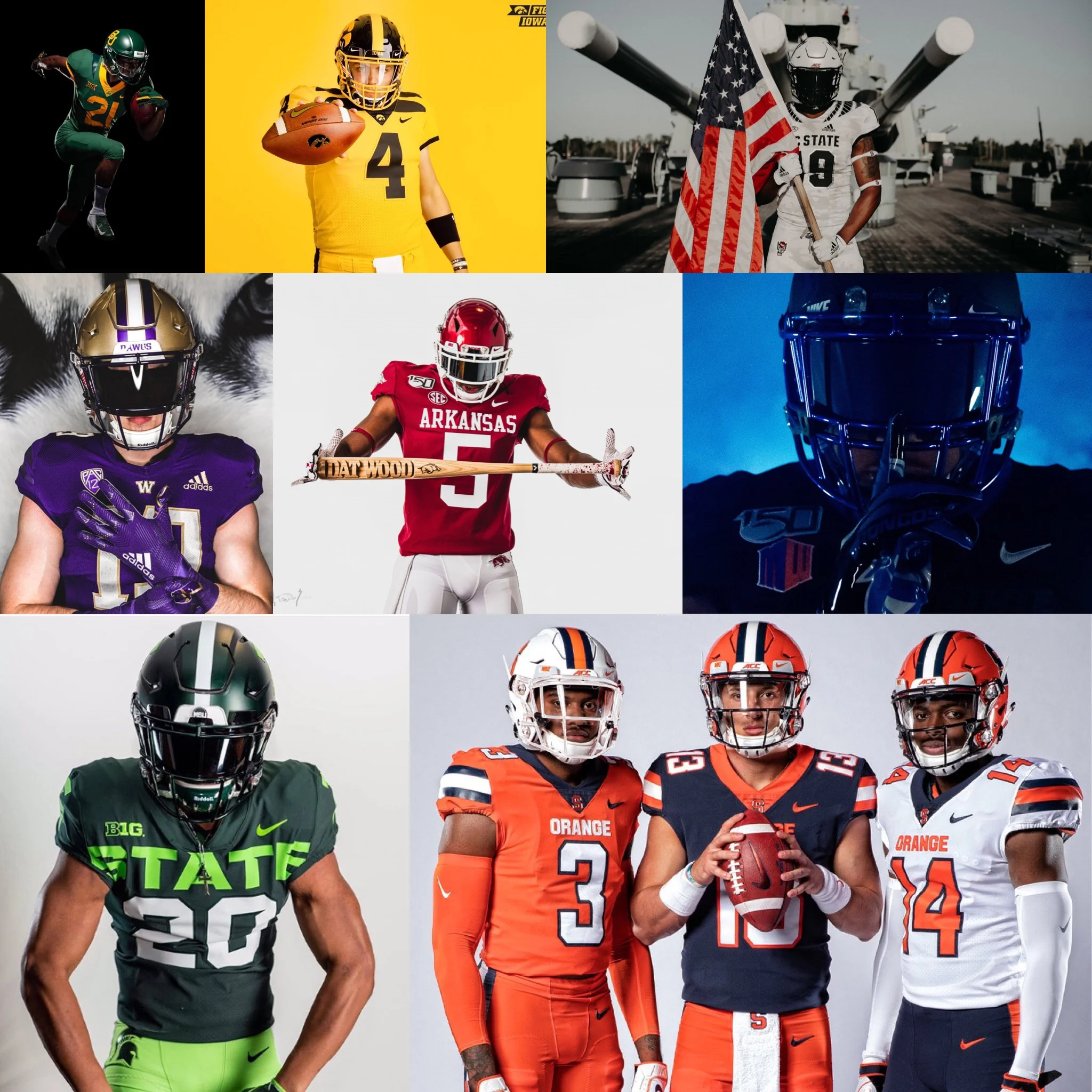 2019-20 College Football Uniform Preview