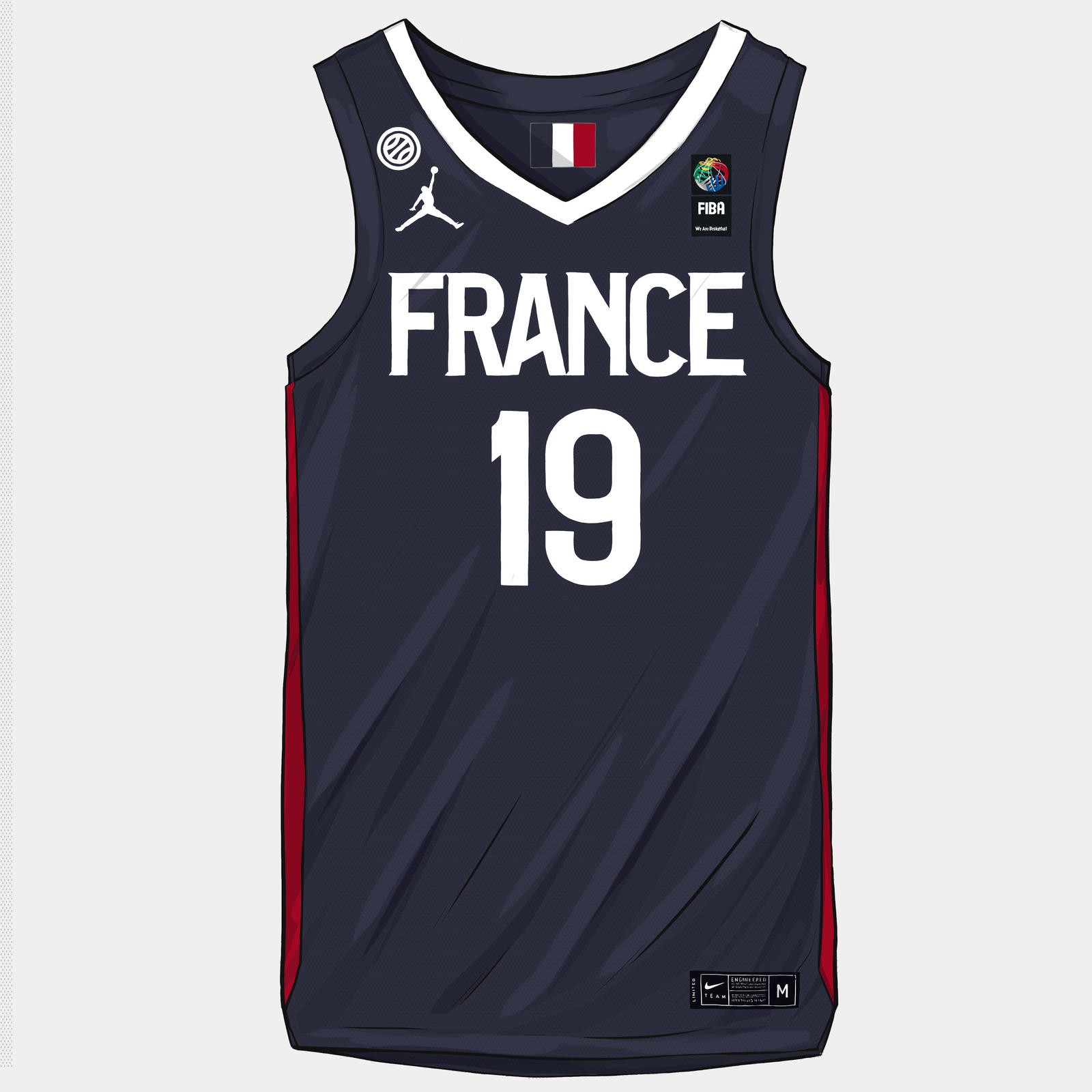 france basketball jersey