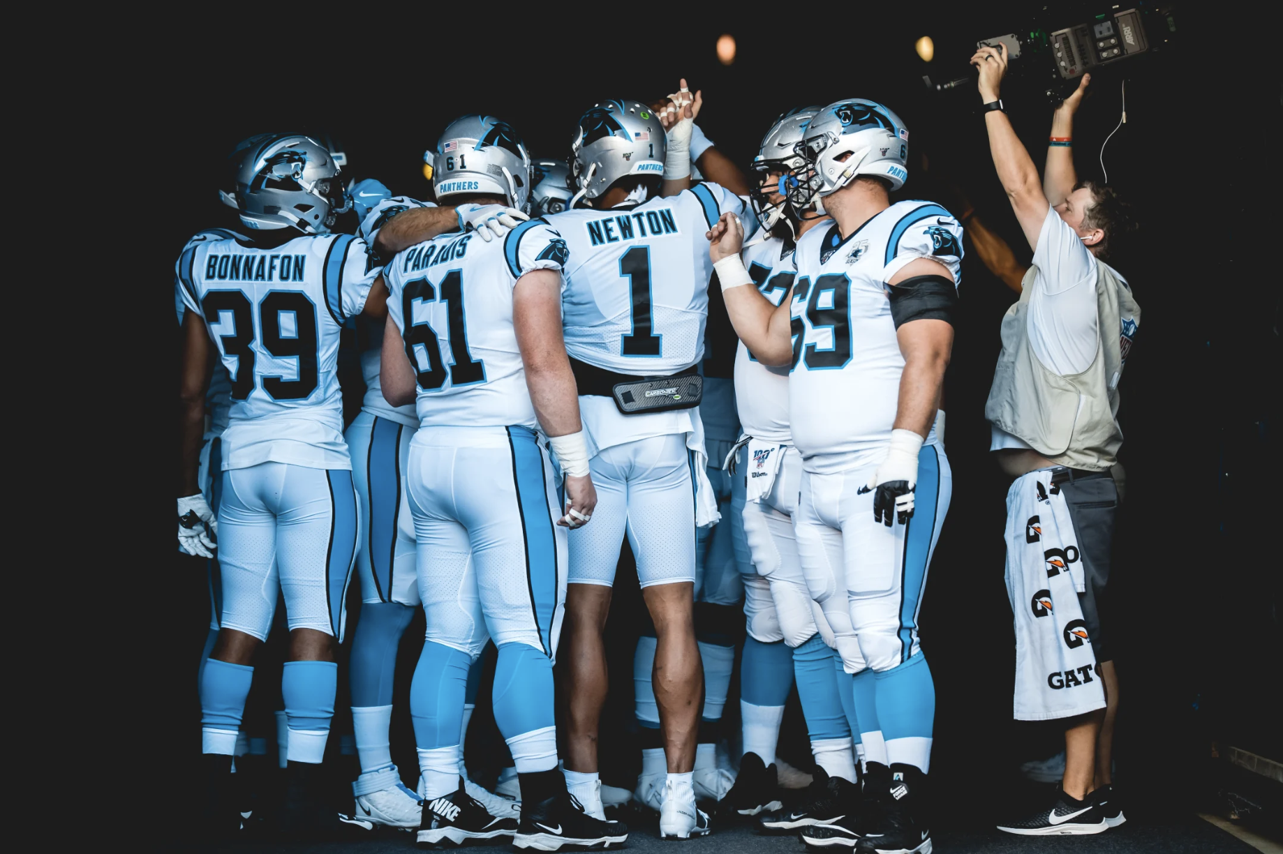 Panthers jersey color changing slightly