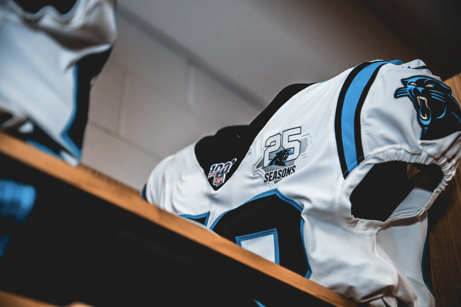 carolina panthers 100 year jersey