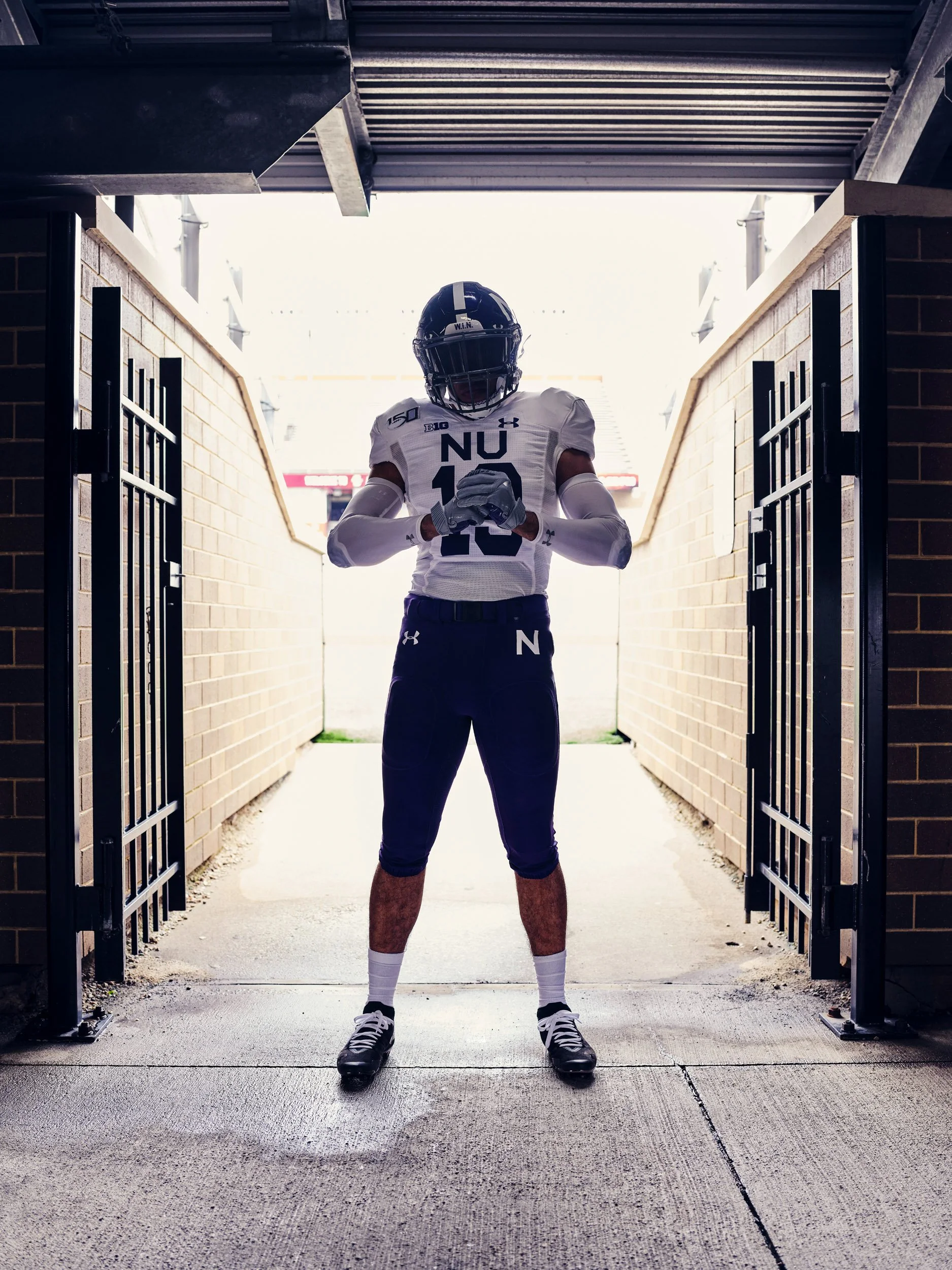 Northwestern CFB 150 Throwback Uniform