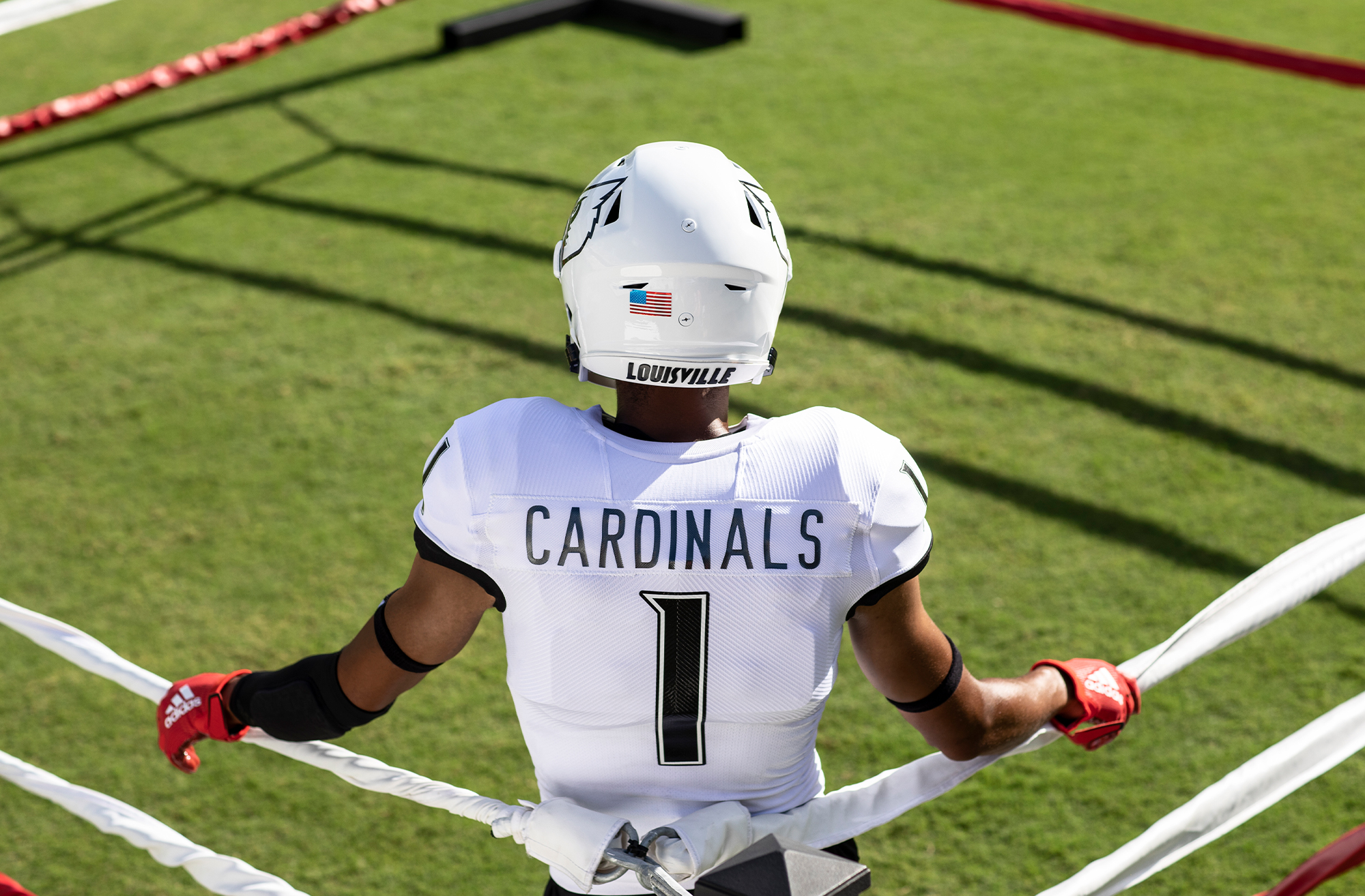 Louisville White Football Jersey