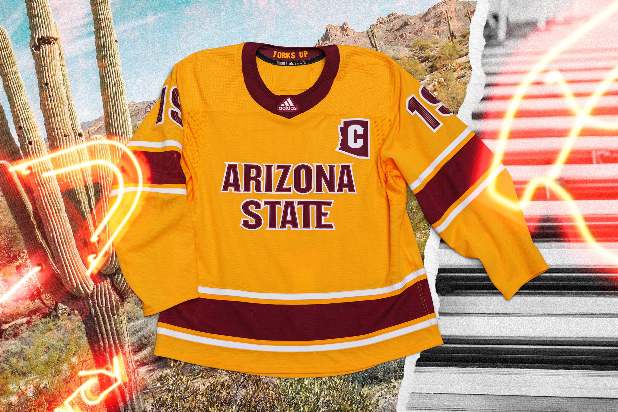 arizona state university hockey jersey