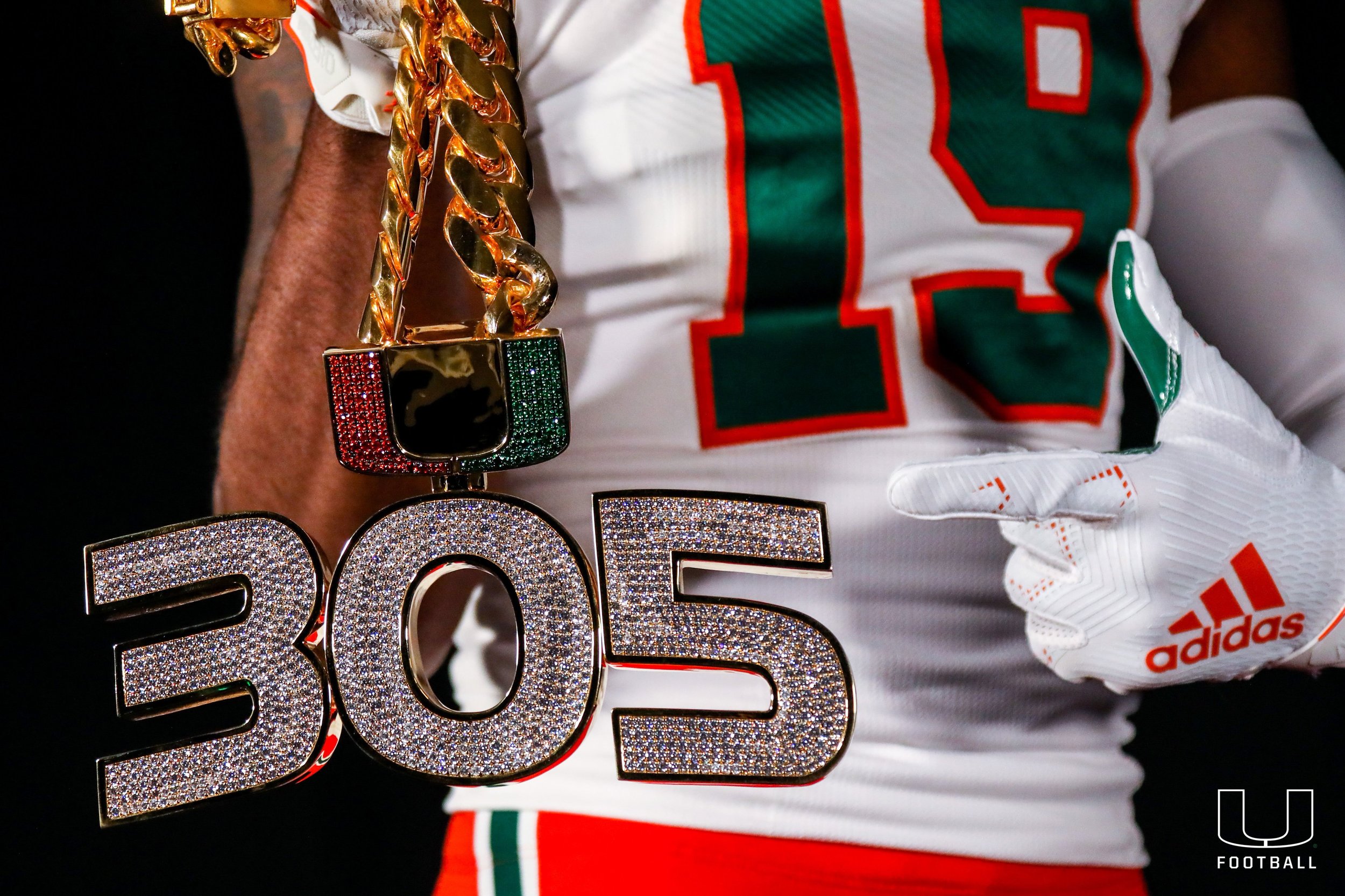 Miami Hurricanes 2021 Turnover Chain & Touchdown Rings — UNISWAG