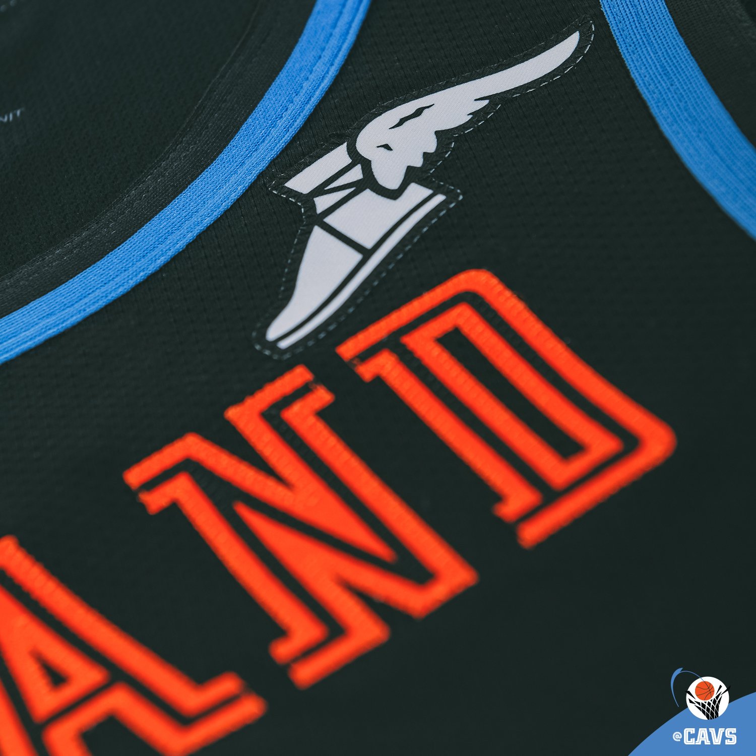 Cavaliers going back to the '90s with retro black and powder blue swoosh  uniforms this season 