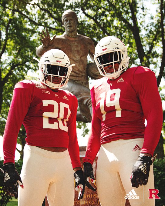 rutgers football long sleeve jersey