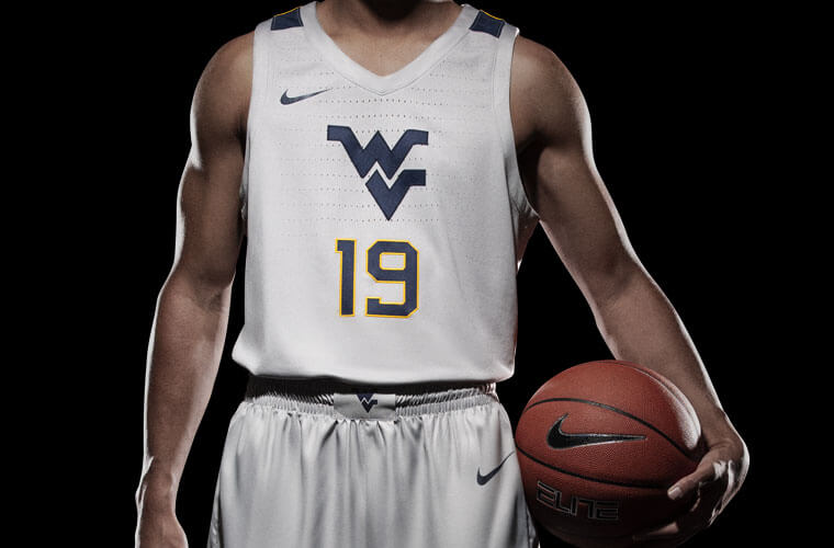 wvu basketball jersey