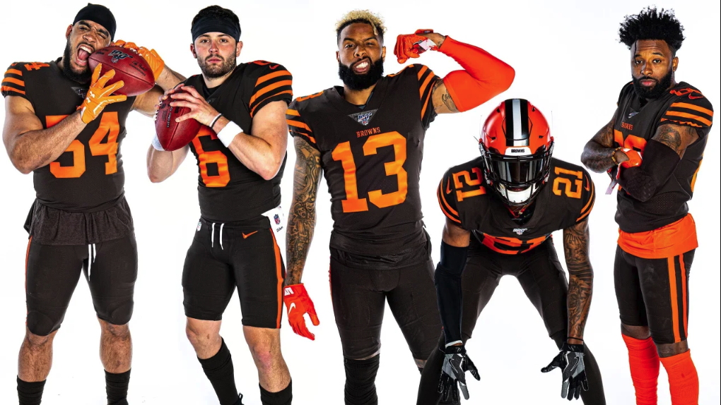 browns color rush jersey 2020