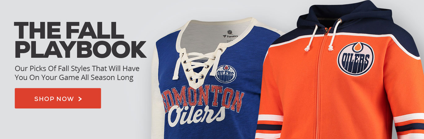 NHL Men's Edmonton Oilers Special Edition Logo Orange Pullover Hoodie