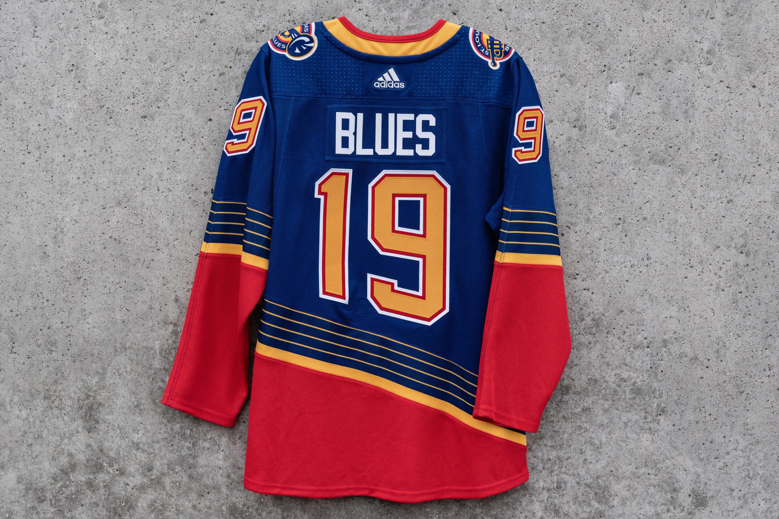 St. Louis Blues - Introducing the '90s Knit, designed by