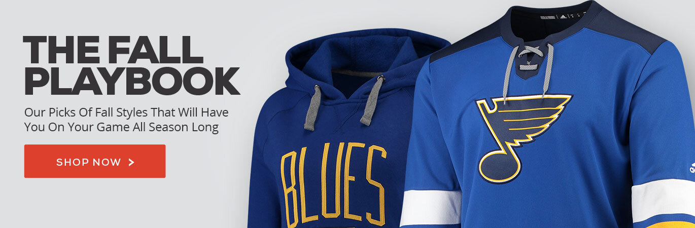 St. Louis Blues - Introducing the '90s Knit, designed by