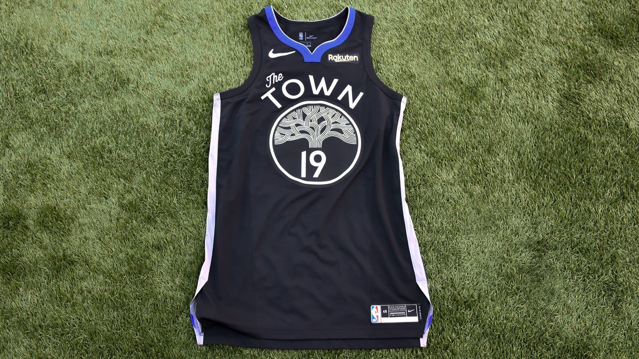 gsw jersey the town