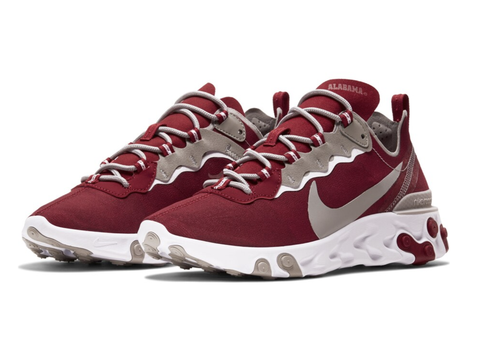 NCAA Nike React Element 55 Kicks â UNISWAG