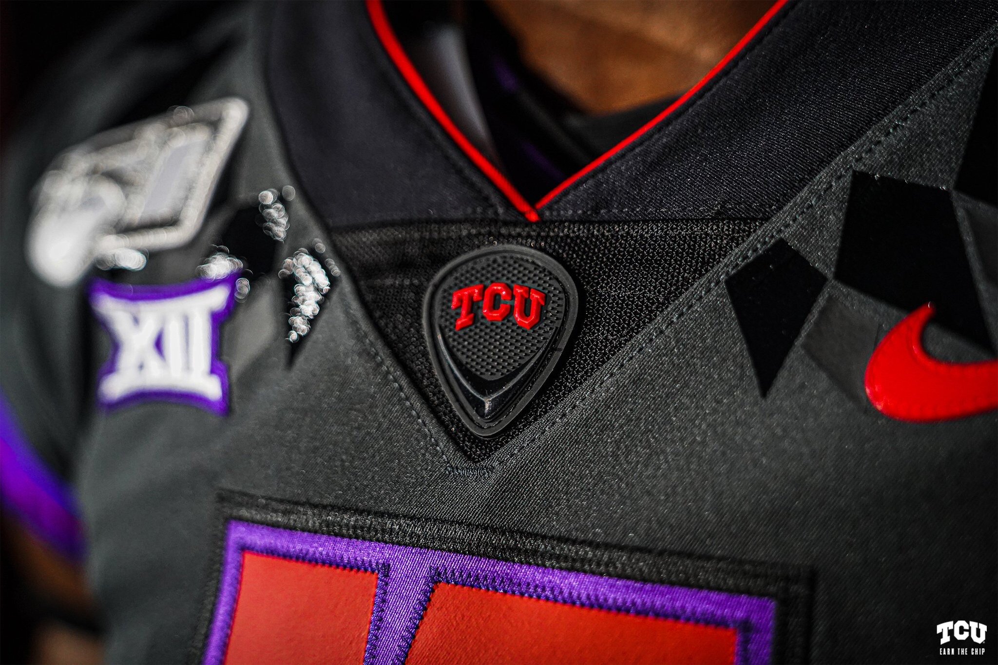 black red and purple jersey