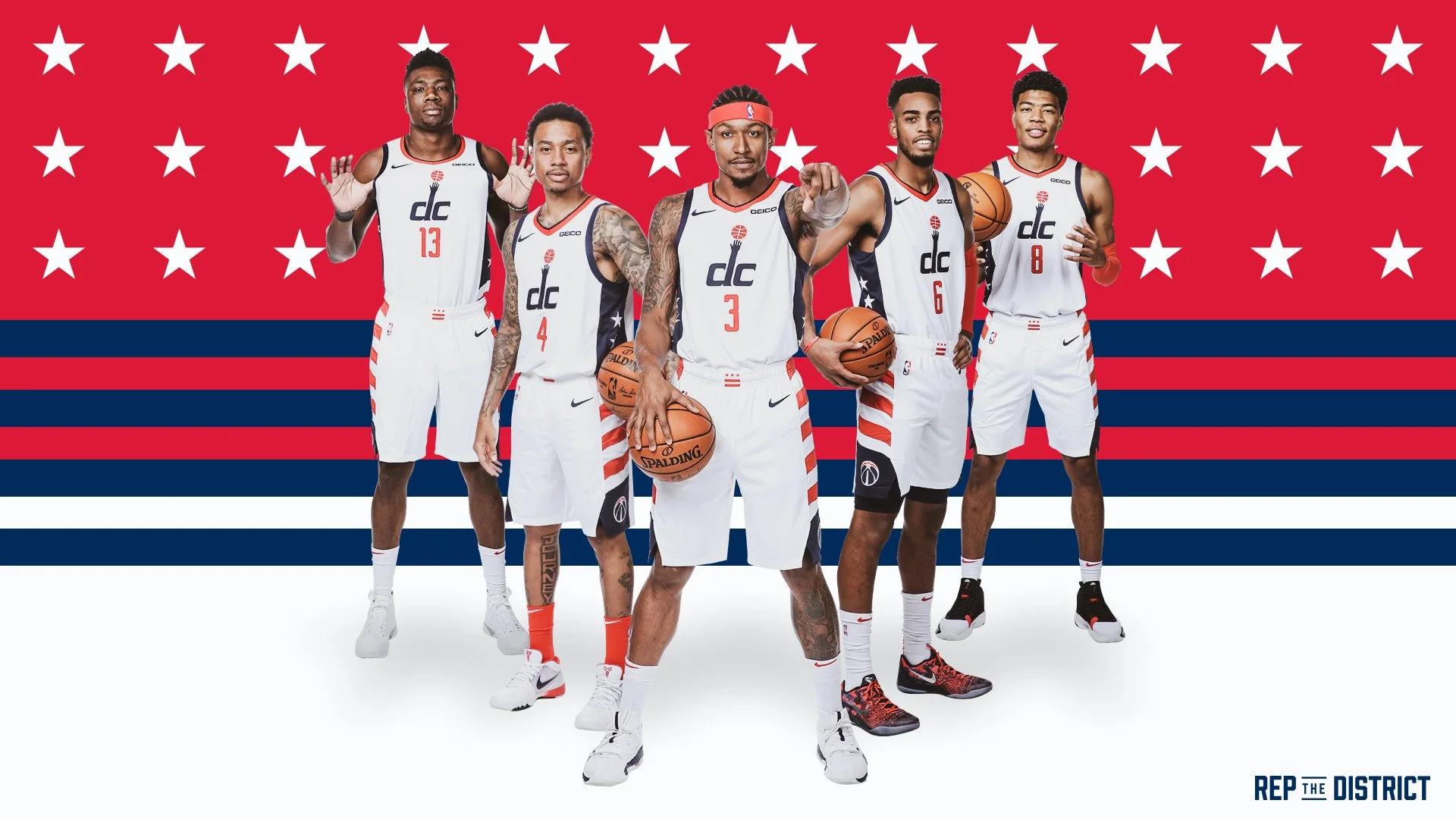 Wizards Stars &amp; Stripes 'City Edition' Uniform