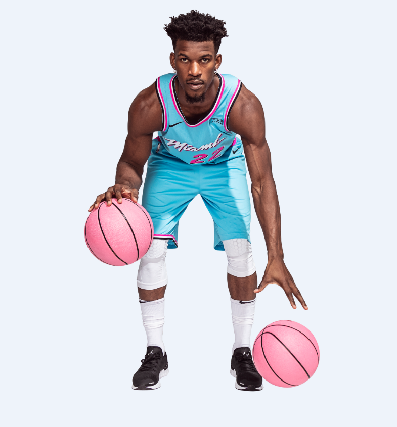 pink miami heat vice jersey