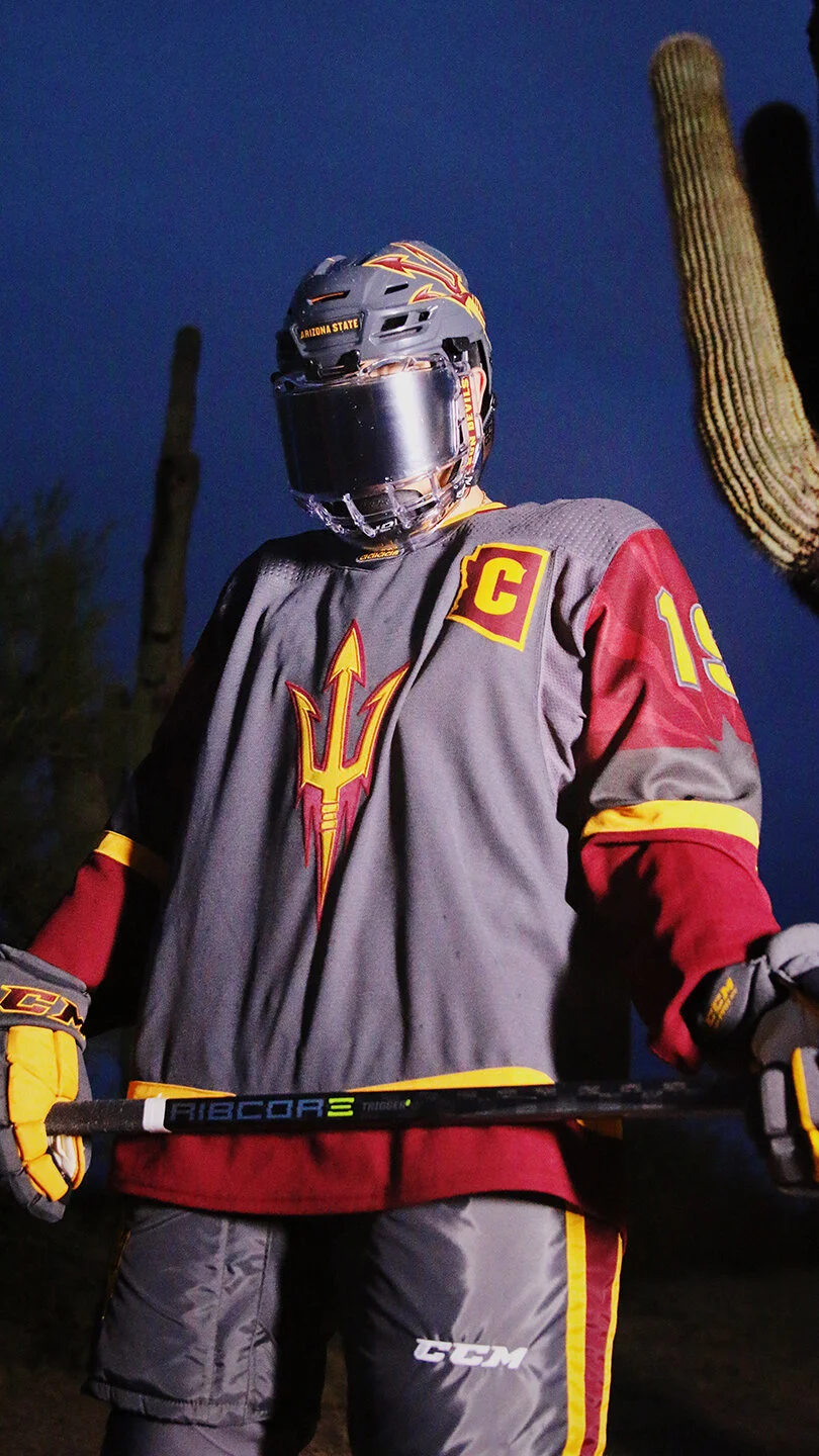 Arizona State Hockey Storm Uniform