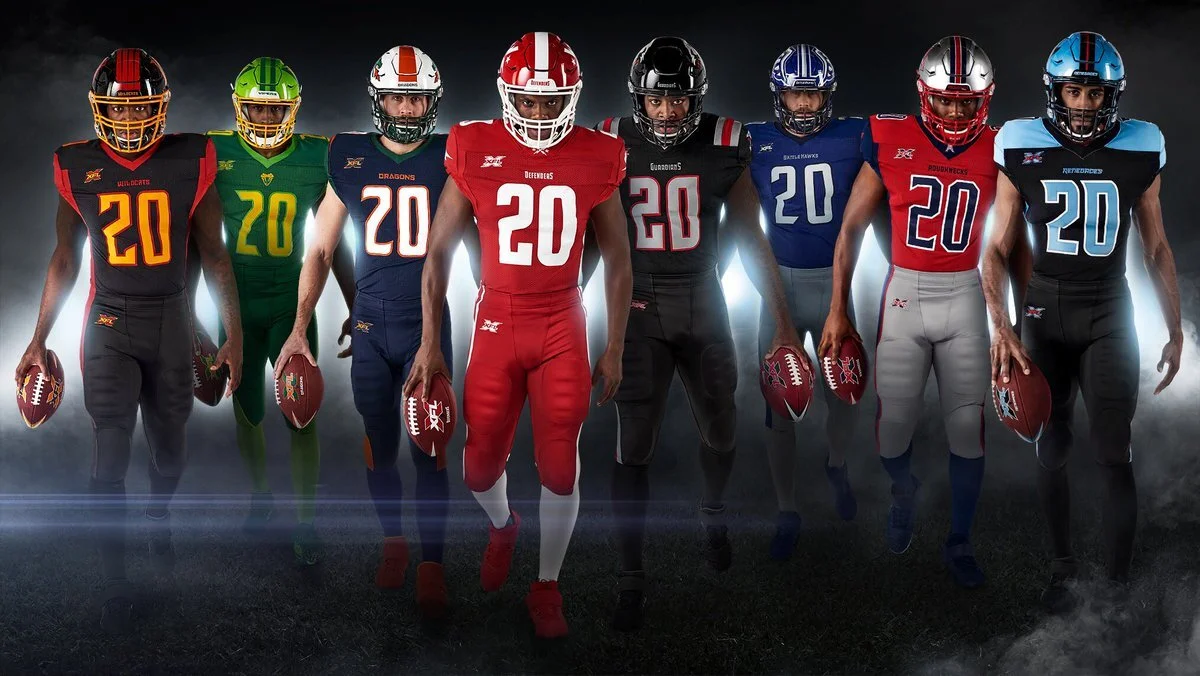New XFL Uniforms