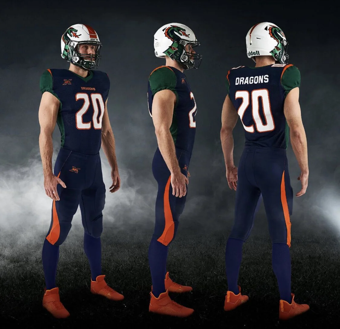 New XFL Uniforms — UNISWAG