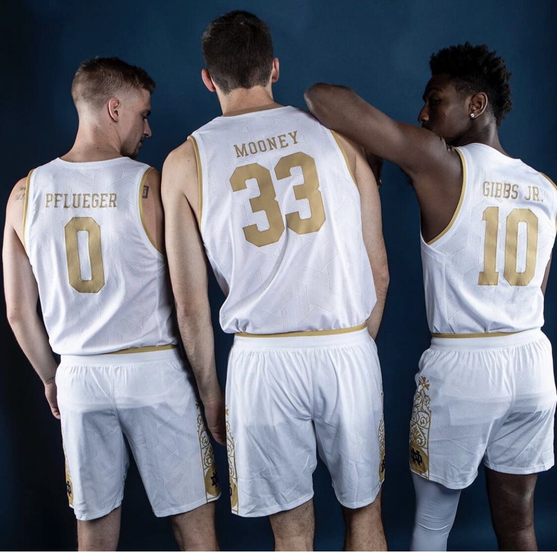 notre dame basketball uniforms