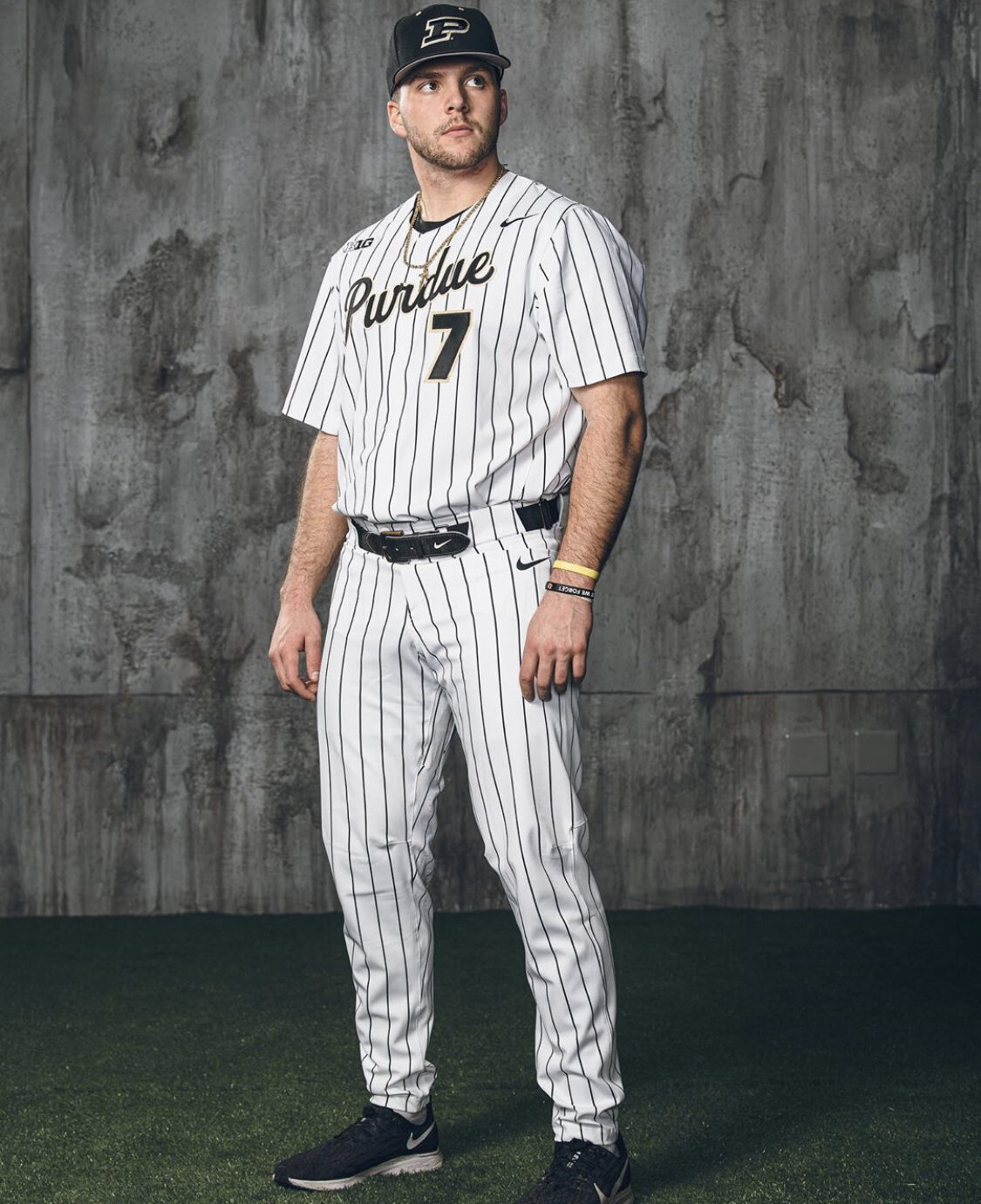 baseball pinstripe uniform