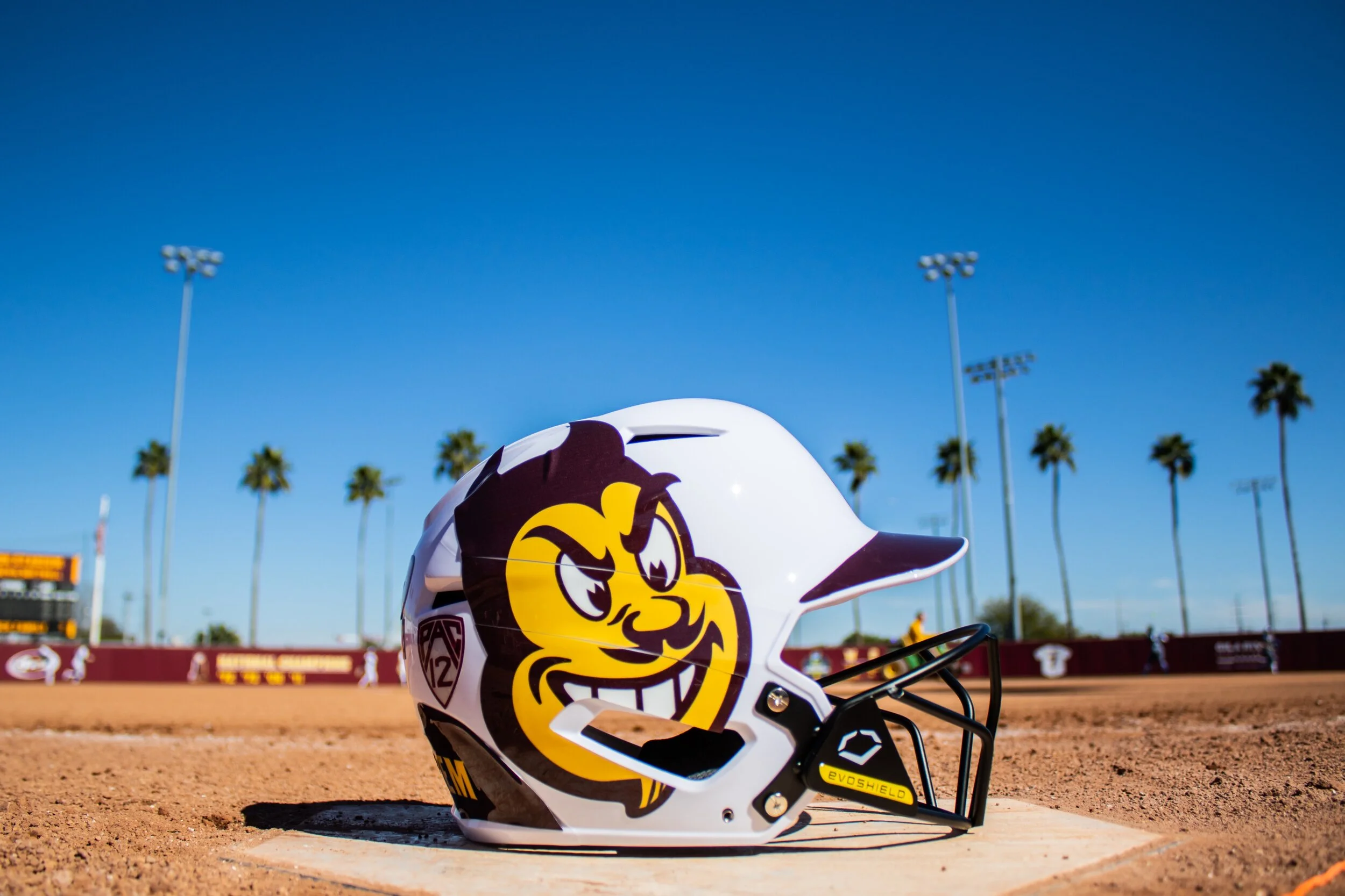 ASU Softball Sparky Batting Helmet