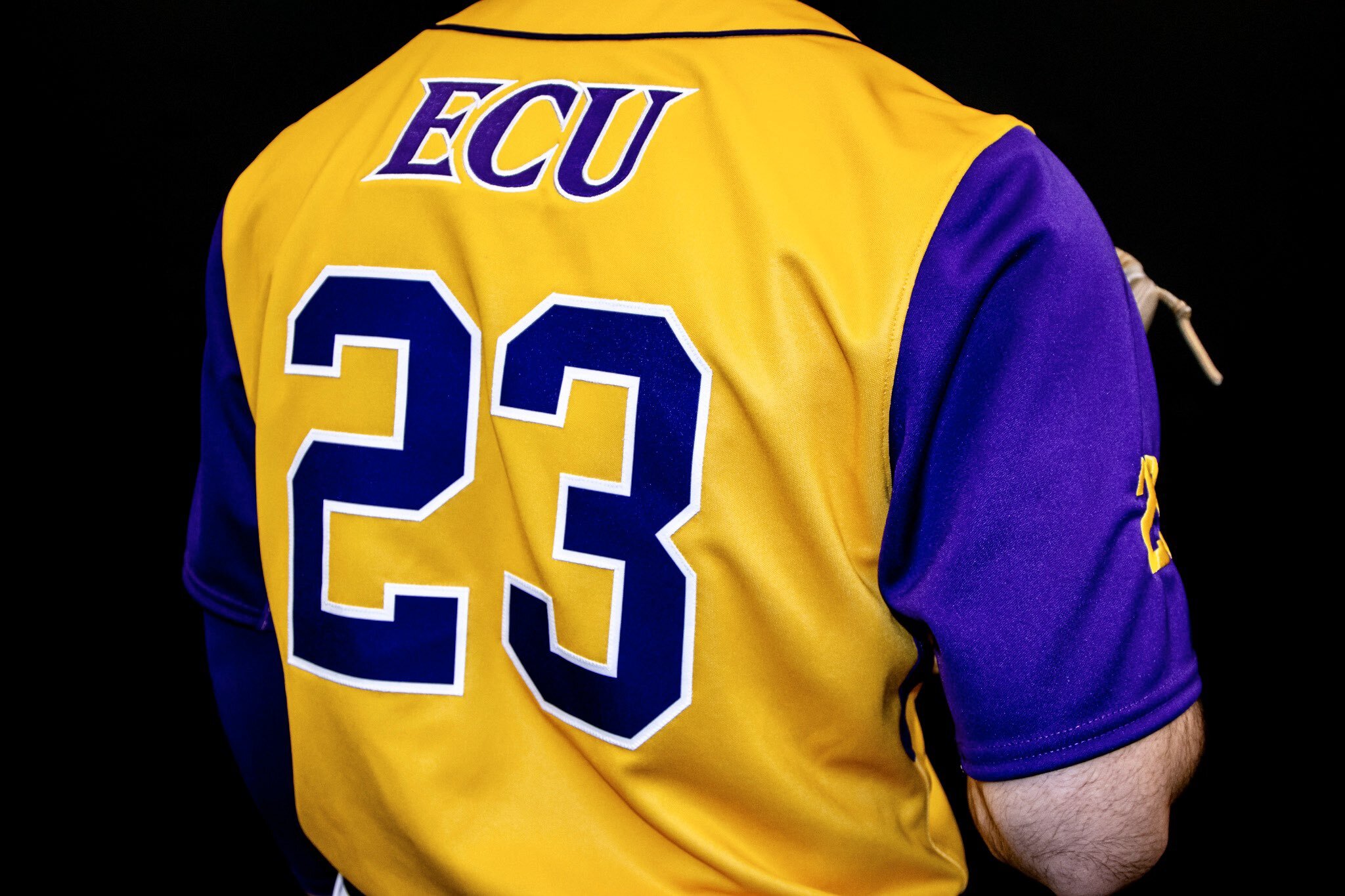 ECU Baseball Powder Purple Uniform — UNISWAG