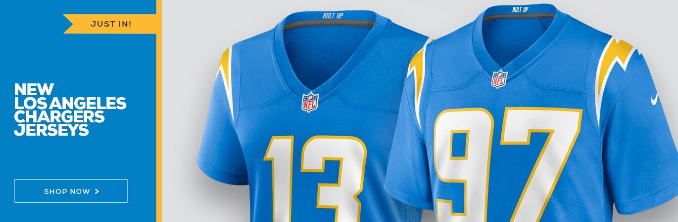los angeles chargers jersey schedule