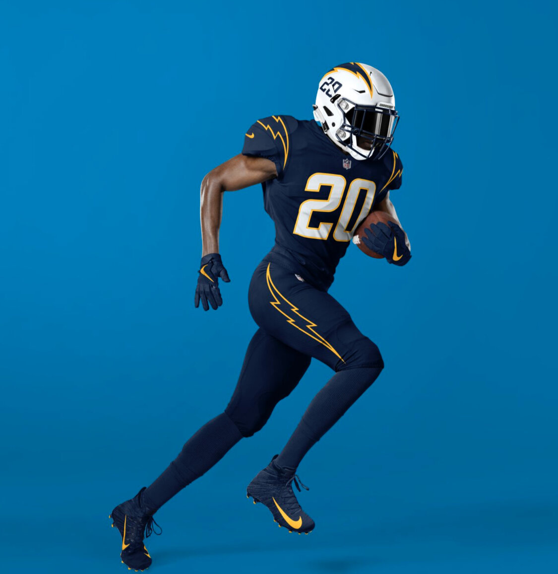 Los Angeles Chargers Navy Color Rush Uniform — UNISWAG