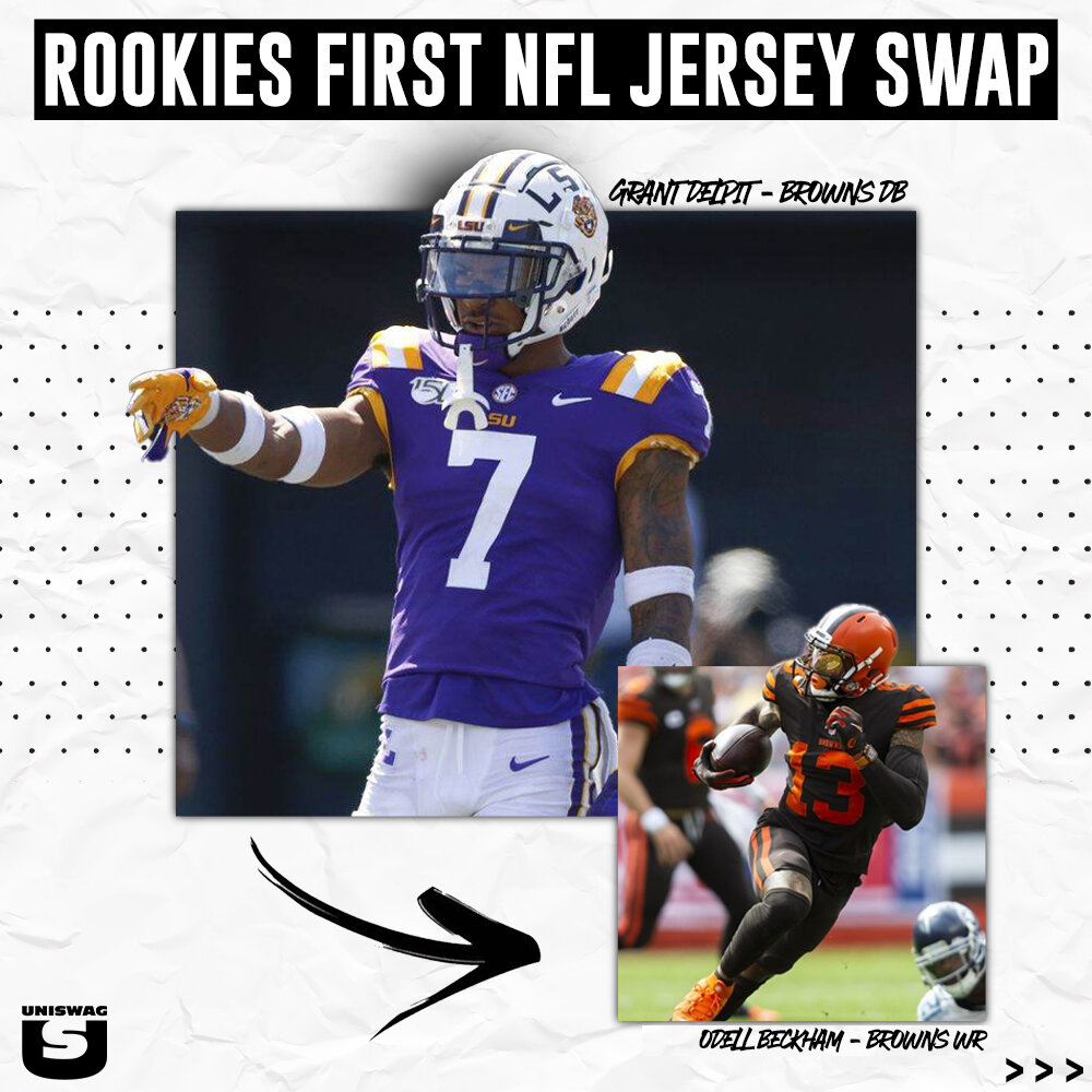NFL Rookies First Jersey Swap — UNISWAG