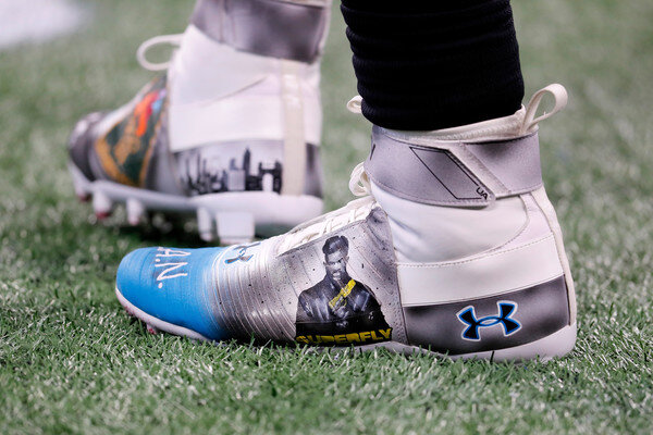 cam newton fur cleats