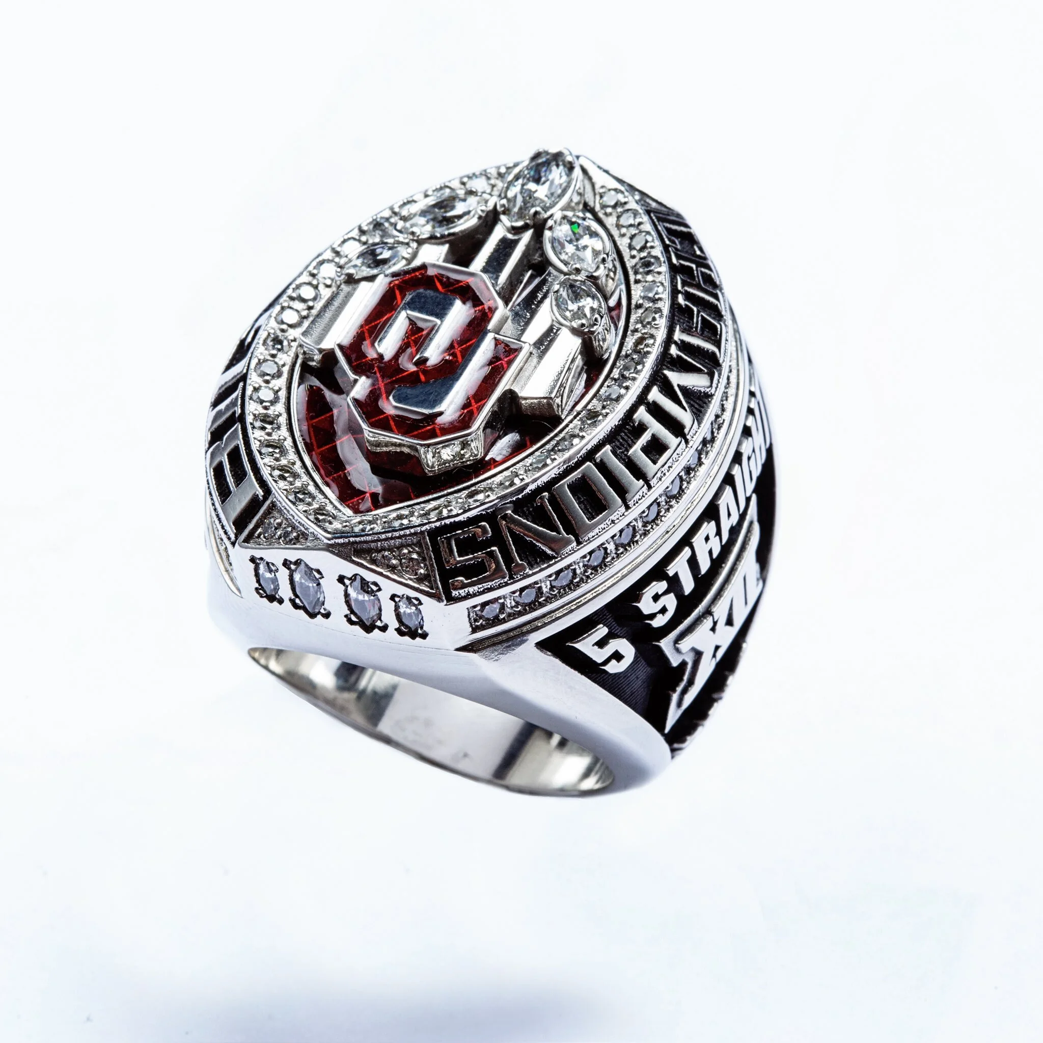Oklahoma Football's Big 12 Championship Rings