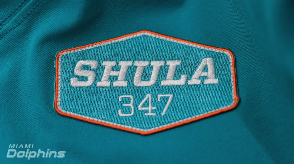 Miami Dolphins to wear Don Shula Patch — UNISWAG