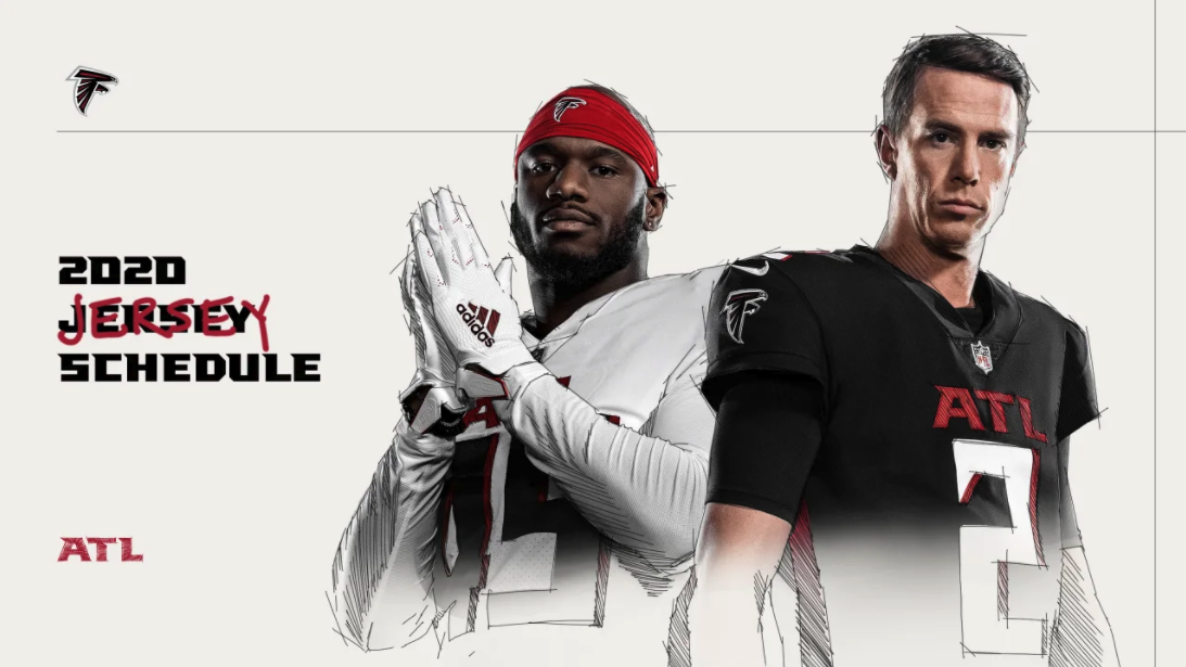 2020 Atlanta Falcons Jersey Schedule