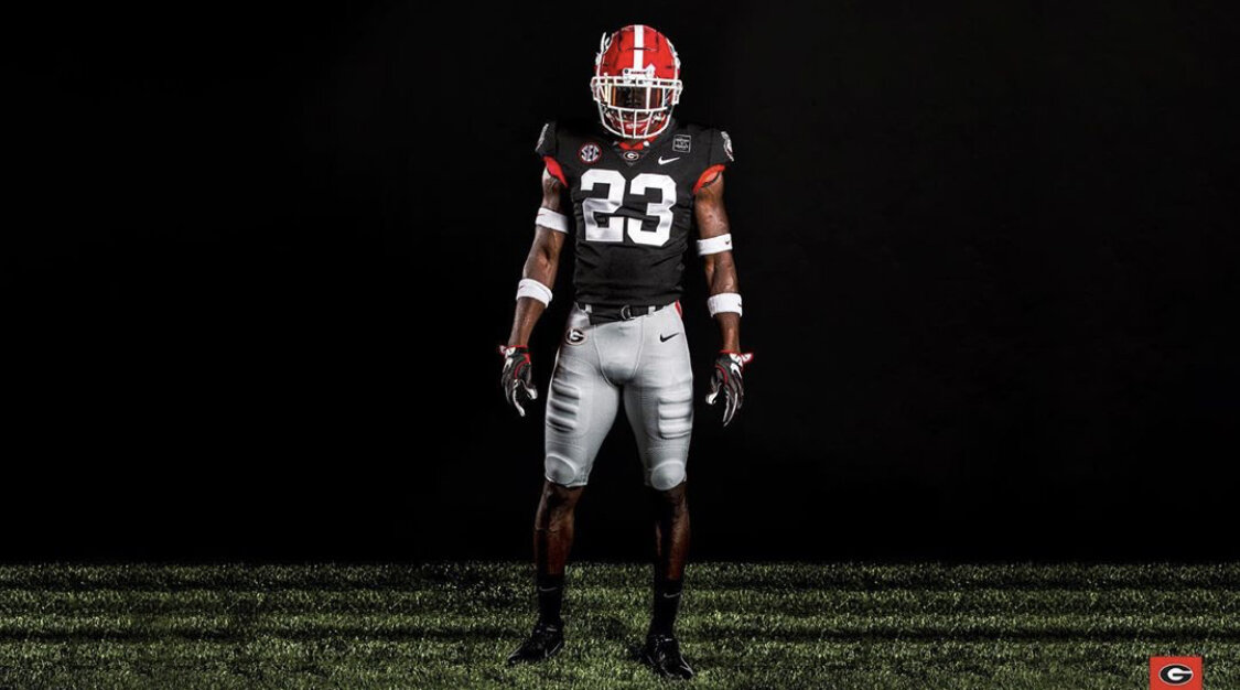 New Georgia football uniforms and logo only slightly different 