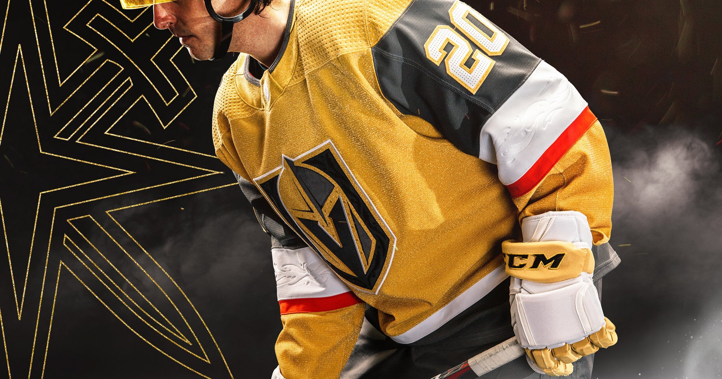 The Vegas Golden Knights announced their gold jerseys will be