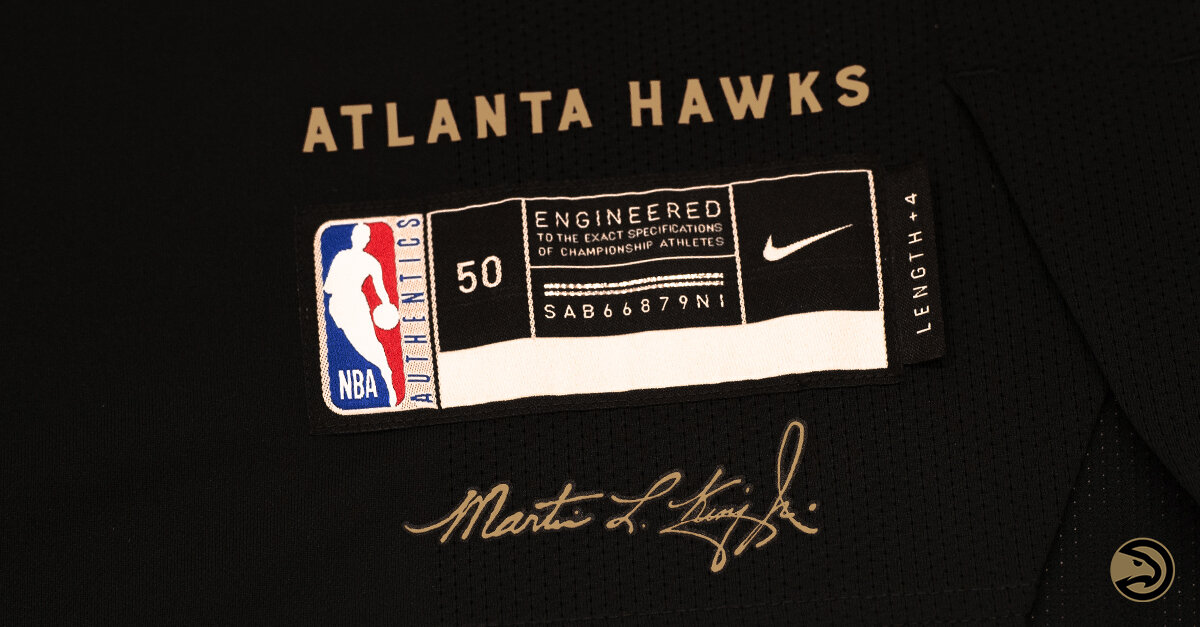 Personalized Atlanta Hawks 00 City Edition Mlk Tribute Black Inspired Style  Polo Shirts - Peto Rugs